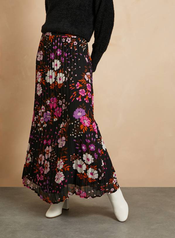 Long floral maxi clearance skirt